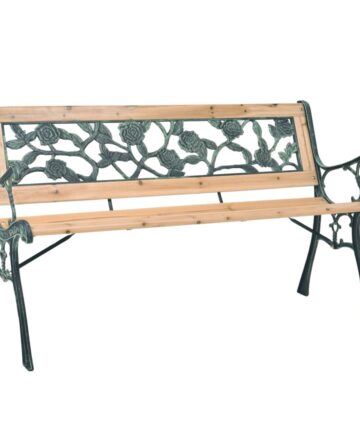 Gartenbank 122 cm Massivholz Tanne