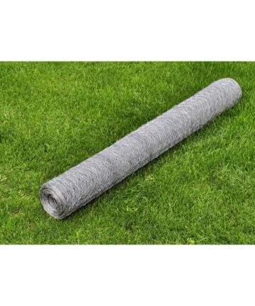 Maschendraht Verzinkter Stahl 25x0,75 m Silbern