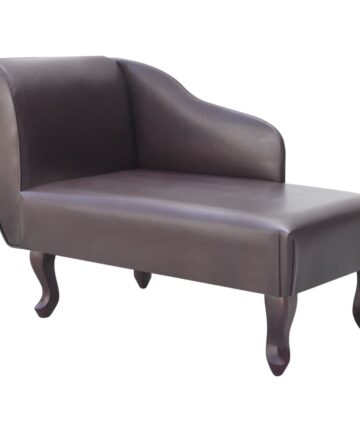 Chaiselongue Weiß Kunstleder