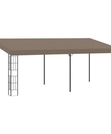 Wand-Pavillon 3x4 m Creme Stoff