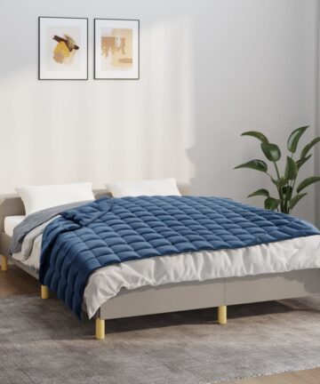 Gewichtsdecke Hellcreme 122x183 cm 9 kg Stoff