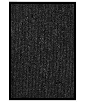 Fußmatte Anthrazit Gestreift 60x80 cm