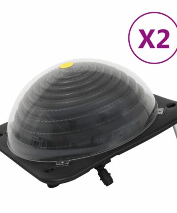 Solarkugel Poolheizung 5 Stk. 75x75x36 cm HDPE Aluminium