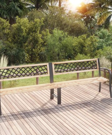 Gartenbank 120 cm Holz