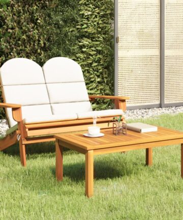 2-tlg. Garten-Lounge-Set Adirondack Massivholz Akazie
