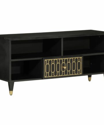 TV-Schrank 100x33x46 cm Massivholz Mango