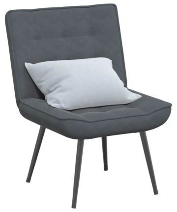Relaxsessel Dunkelgrau 64x74x84 cm Samt