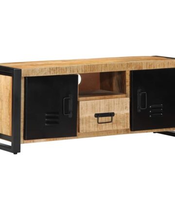 TV-Schrank 100x30x40 cm Massivholz Mango