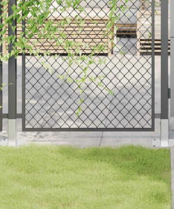 Pfostenträger Quadratisch 12 Stk. Silber 46x46mm Stahl Verzinkt
