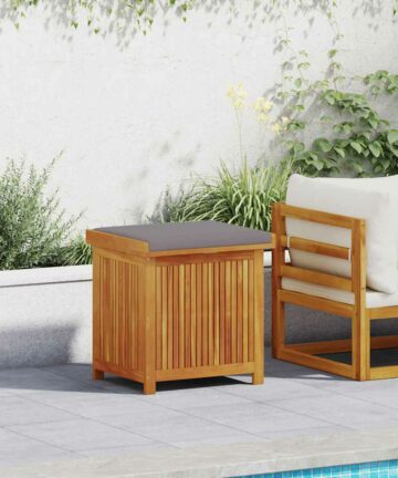 Outdoor-Kissenbox 60x50x61 cm Massivholz Akazie