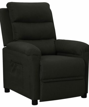 Relaxsessel Schwarz Stoff
