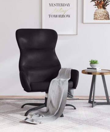 Relaxsessel Schwarz Kunstleder