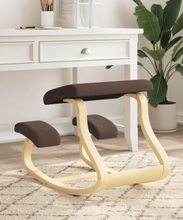 Kniestuhl Braun 48x71x51 cm Birkensperrholz