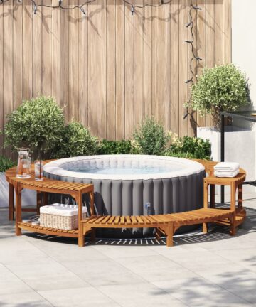 Hot Tub Umrandungen Braun Ø255 cm