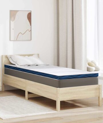 Matratzenpads Weiß und Blau 70 x 200 cm