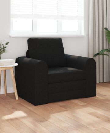 Boden Schlafsofa 2-in-1 Schwarz 98x71x83 cm