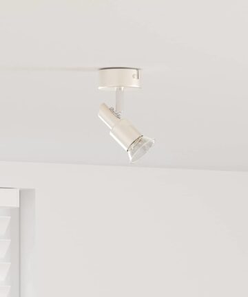 Decken-Spotlight 1 Weg Verstellbar Gebürstetes Nickel GU10