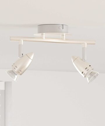 Decken-Spotlight 2 Wege verstellbar Matt Nickel GU10