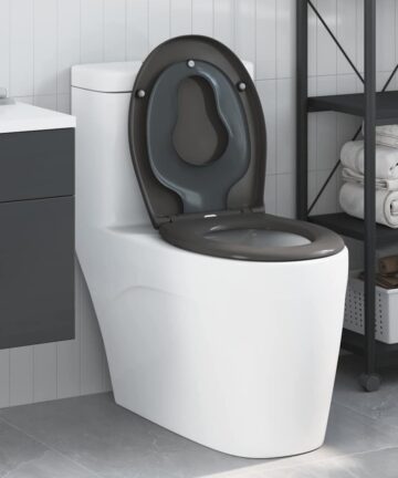 Familien-Toilettensitz mit Kindersitz Schnellentriegelung Duroplast