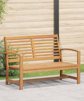 Gartenbank Braun 110 x 64 x 76.5 cm Massives Teakholz