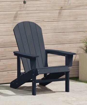 Adirondack-Stuhl Marineblau 74x82x91 cm HDPE