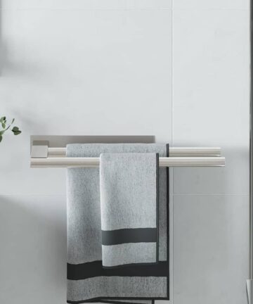 Handtuchhalter Silber 40 x 9 x 4 cm Edelstahl