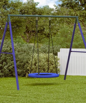 Nestschaukel Blau Ø 100 cm 100 kg Oxford-Stoff