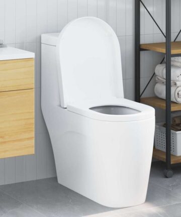 Toilettensitz Weiß 48 x 36,5 x 4,5 cm Polypropylen