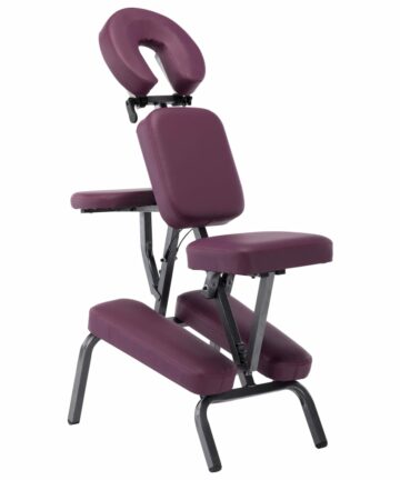 Massagestuhl Kunstleder Burgunderrot 122×81×48 cm