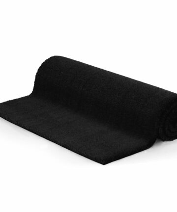 Fußmatte Kokosfaser 17 mm 100 x 100 cm Schwarz