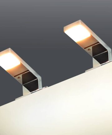 Spiegelleuchten 2 Stk. Downlight 2W Warmweiß