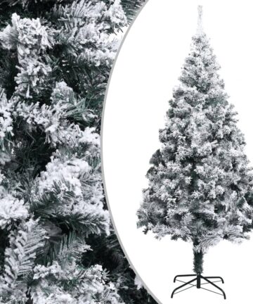 Künstlicher Weihnachtsbaum Beschneit Grün 300 cm PVC