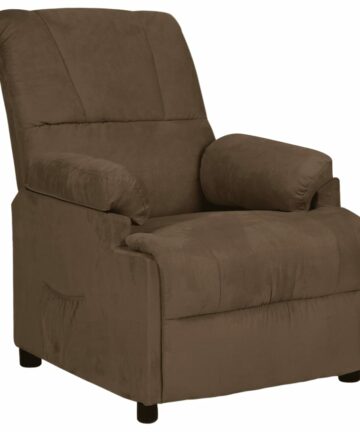 Relaxsessel Braun Mikrofasergewebe
