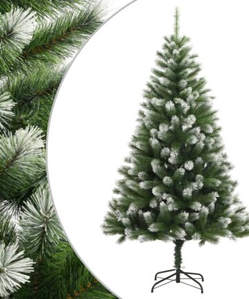 Künstlicher Weihnachtsbaum Klappbar Beschneit 240 cm