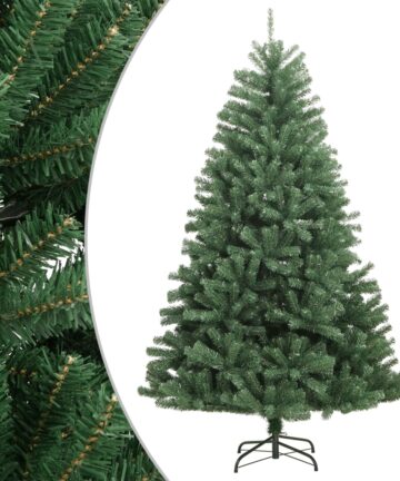 Künstlicher Weihnachtsbaum Klappbar mit Ständer Grün 150 cm