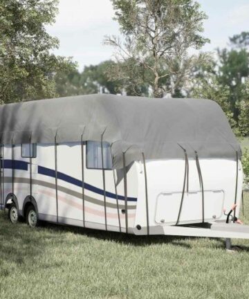 Dachplane für Wohnwagen Grau 700x300 cm Vliesstoff