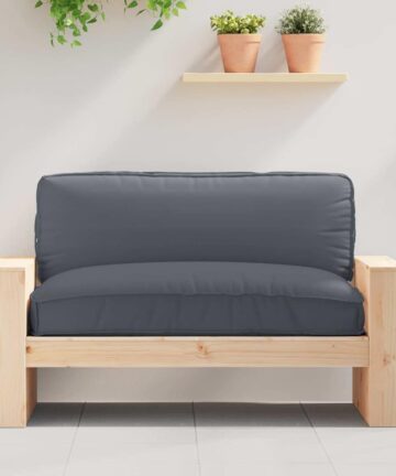 Palettenkissen für Sitzfläche Anthrazit 120 x 80 x 12 cm