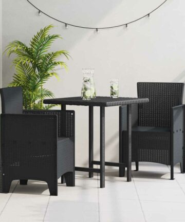Gartenstuhl 2 pcs Anthrazit 53 x 49 x 85 cm PP