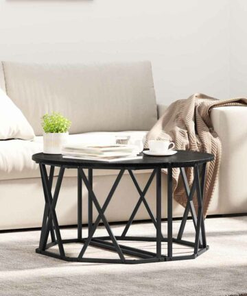 Couchtisch Schwarze Eiche 80 x 80 x 42 cm
