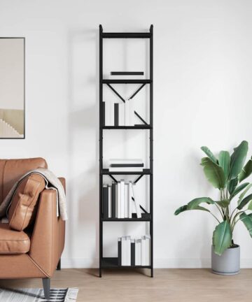 Bücherregal Schwarze Eiche 40 x 30 x 188 cm Holzwerkstoff