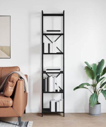 Bücherregal Schwarze Eiche 40 x 30 x 188 cm Holzwerkstoff