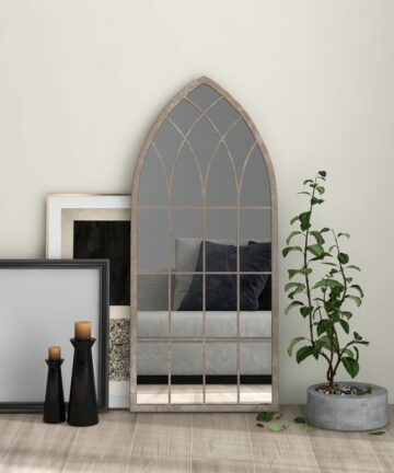 Spiegel Sandfarben 100x45 cm Eisen für den Innenbereich