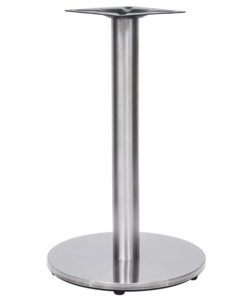Bistrotisch-Gestell Silbern Ø45x72 cm Edelstahl