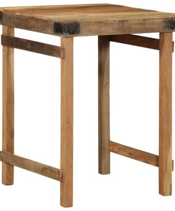 Esstisch Braun 60 x 55 x 76 cm recyceltes Massivholz