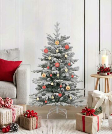 Weihnachtskugel-Set 40 pcs Gold und Rot