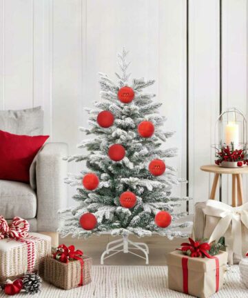 Weihnachtskugel-Set 15 pcs Rot