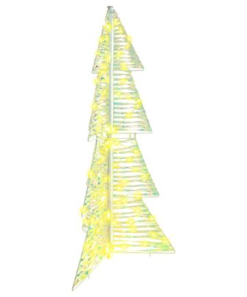 Weihnachtsbaum mit 100 LEDs Warmes Weiß 120 cm PET