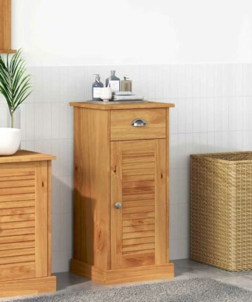 Badezimmerschrank mit Regal VIGO Honigbraun 37,5 x 34 x 80 cm