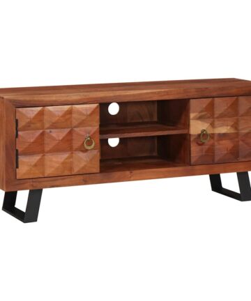 Medienlagerung Schränke & Regale mit Tür Braun 112 x 30 x 48 cm