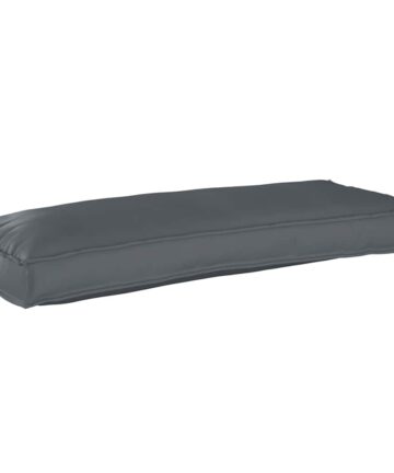 Palettenkissen für Bank Anthrazit 100 x 40 x 8 cm Oxford Stoff